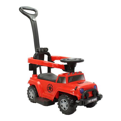 Assistência Técnica, SAC e Garantia do produto Carrinho de Passeio Jipe Empurrador Vermelho Andador Bebe- Mc4765vm