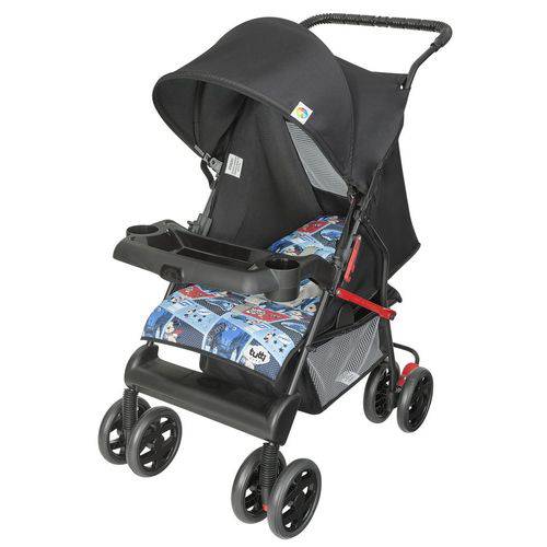 Assistência Técnica, SAC e Garantia do produto Carrinho de Passeio Tithus Bandeja Cinto de 5 Pontos Até 15kg - Tutti Baby