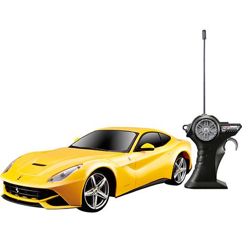 Assistência Técnica, SAC e Garantia do produto Carrinho Ferrari F12 com Controle Remoto 1:24 Berlinetta Amarelo - Maisto