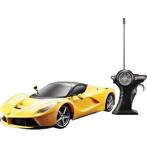 Assistência Técnica, SAC e Garantia do produto Carrinho Laferrari com Controle Remoto 1:24 Amarelo - Maisto