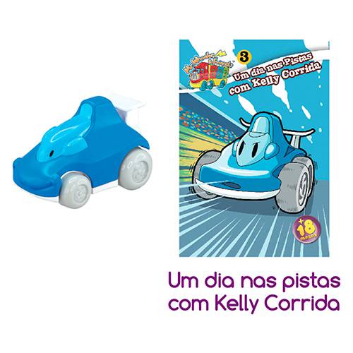 Assistência Técnica, SAC e Garantia do produto Carrinho + Livro Primeiras Histórias um Dia Nas Pistas com Kelly Corrida - Dican