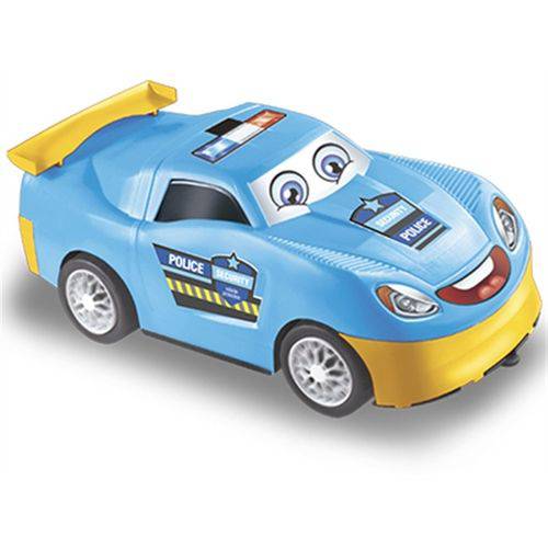 Assistência Técnica, SAC e Garantia do produto Carro de Polícia Top Racer Roda Livre Zuca Toys Azul