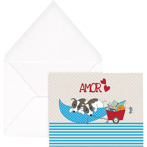 Assistência Técnica, SAC e Garantia do produto Cartão com Envelope Amor Dogs - Joy Paper