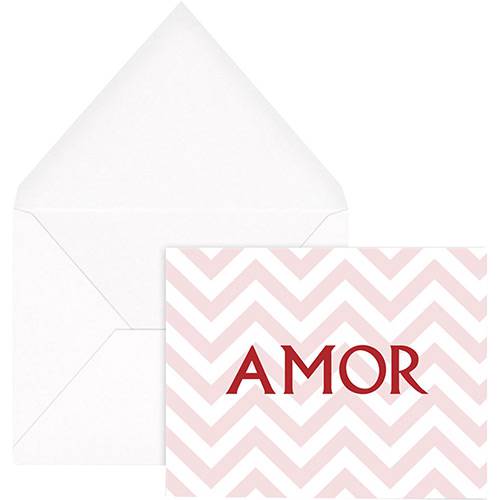 Assistência Técnica, SAC e Garantia do produto Cartão com Envelope Amor Zig Zag Vermelho - Joy Paper