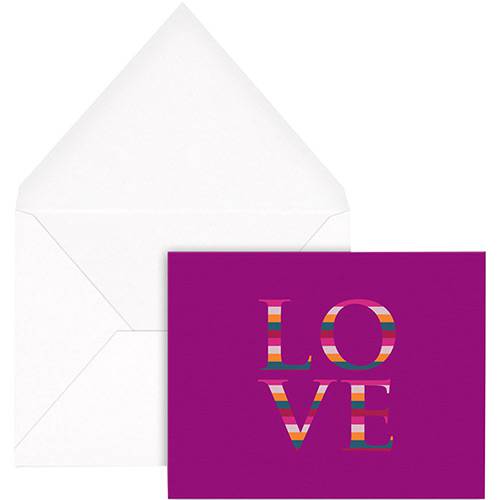 Assistência Técnica, SAC e Garantia do produto Cartão com Envelope Love Waves Listra - Joy Paper
