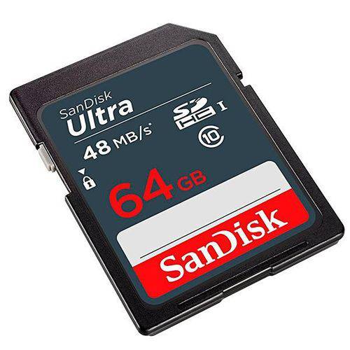 Assistência Técnica, SAC e Garantia do produto Cartão de Memória Sd 64gb Sandisk Classe 10 Ultra 48mb/S