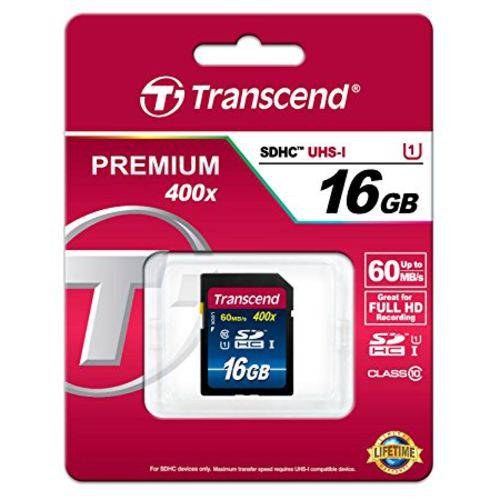 Assistência Técnica, SAC e Garantia do produto Cartão de Memória Sdhc 16gb Transcend 400x Classe 10