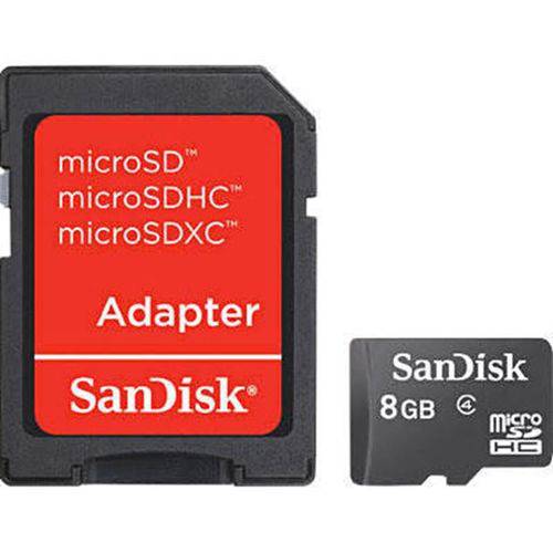 Assistência Técnica, SAC e Garantia do produto Cartao Memoria Sandisk 8gb Classe 4