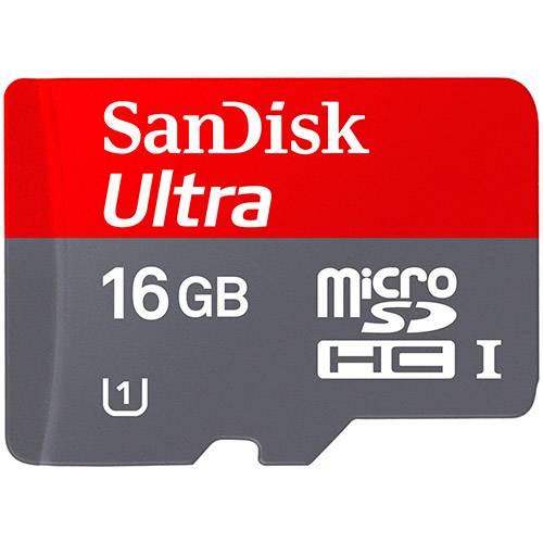 Assistência Técnica, SAC e Garantia do produto Cartão Micro SD Ultra Classe 10 16GB com Adaptador - Sandisk