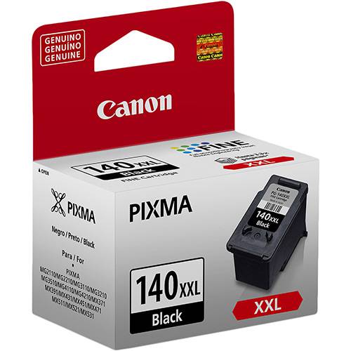 Assistência Técnica, SAC e Garantia do produto Cartucho de Tinta Canon Pg-140xxl Preto