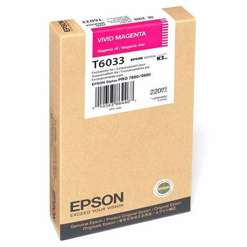 Assistência Técnica, SAC e Garantia do produto Cartucho de Tinta Epson T6033 Magenta