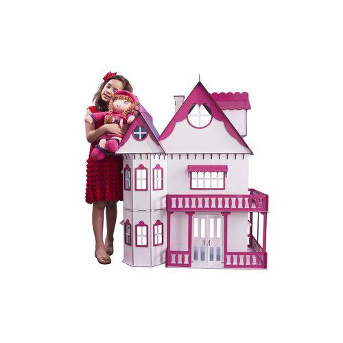 Assistência Técnica, SAC e Garantia do produto Casa de Bonecas Escala Barbie Modelo Emily Sonhos - Darama