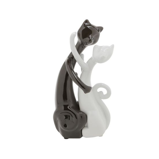 Assistência Técnica, SAC e Garantia do produto Casal Gatos Namorando de Cerâmica 19,5cm