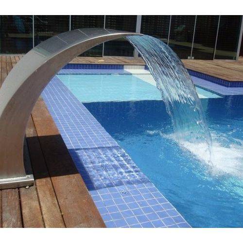 Assistência Técnica, SAC e Garantia do produto Cascata para Piscina Wave Grande - Aço Inox Escovado