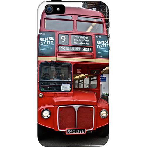 Assistência Técnica, SAC e Garantia do produto Case Apple IPhone 5 London Bus Custom4U Vermelha