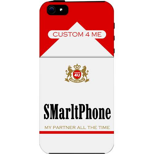 Assistência Técnica, SAC e Garantia do produto Case Apple IPhone 5 no Smoke Custom4U Branca