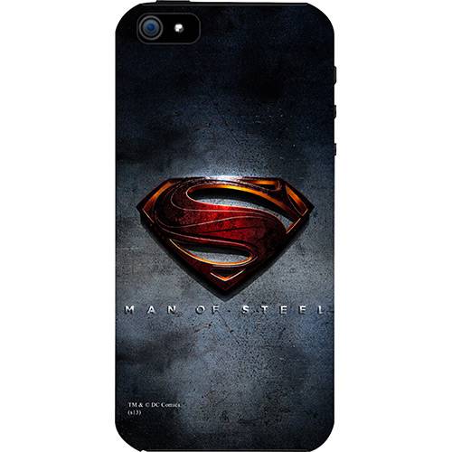 Assistência Técnica, SAC e Garantia do produto Case Apple IPhone 5 Warner Bros Man Of Steel Custom4U Cinza