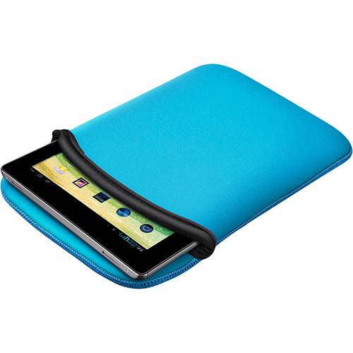 Assistência Técnica, SAC e Garantia do produto Case Multilaser Dupla Face Neoprene para Tablet 7" - Preto e Azul