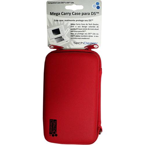 Assistência Técnica, SAC e Garantia do produto Case P/ Nintendo DS/DSi Mega Carry - Vermelho - Tech Dealer