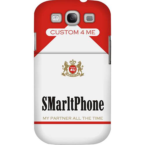 Assistência Técnica, SAC e Garantia do produto Case Samsung Galaxy SIII no Smoke Custom4U Branca