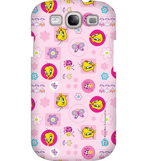 Assistência Técnica, SAC e Garantia do produto Case Samsung Galaxy SIII Warner Bros Pink Tweety Custom4U Rosa