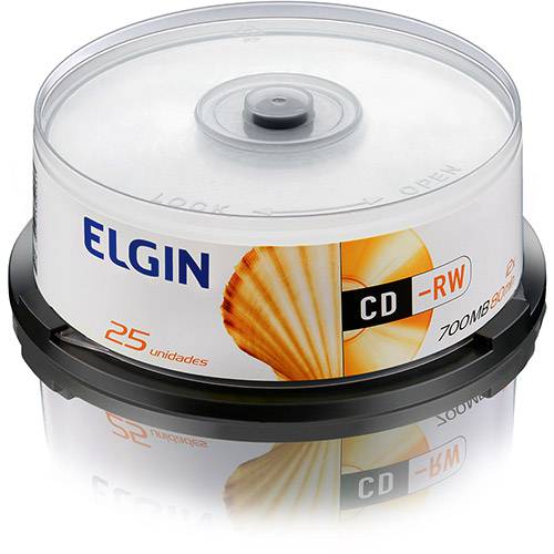 Assistência Técnica, SAC e Garantia do produto CD-RW Elgin 700MB/80min 12x (Cake C/ 25)
