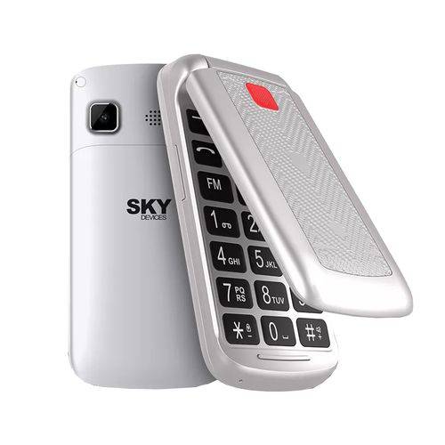 Assistência Técnica, SAC e Garantia do produto Celular Sky Devices SKY Flip Dual SIM 32MB 2.4" Câmera VGA - Prata