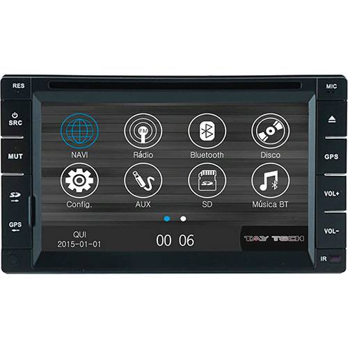 Assistência Técnica, SAC e Garantia do produto Central Multimídia Universal S95 Tela de 6,2" Tela Touch Screen com Bluetooth e Antena de TV Navegador GPS - Tay Tech