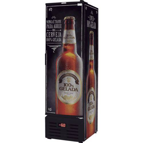 Assistência Técnica, SAC e Garantia do produto Cervejeira Porta Cega 284 Litros para 95 Garrafas de 600 Ml - Fricon - [VCFC 284 C] 220V