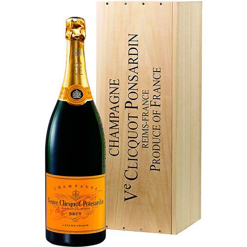 Assistência Técnica, SAC e Garantia do produto Champagne Jeroboam Veuve Clicquot Brut 3000 Ml com Caixa de Madeira