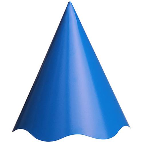 Assistência Técnica, SAC e Garantia do produto Chapéu de Aniversário Colors Azul Royal com 8 Unidades - Regina Festas