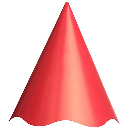 Assistência Técnica, SAC e Garantia do produto Chapéu de Aniversário Colors Vermelho com 8 Unidades - Regina Festas