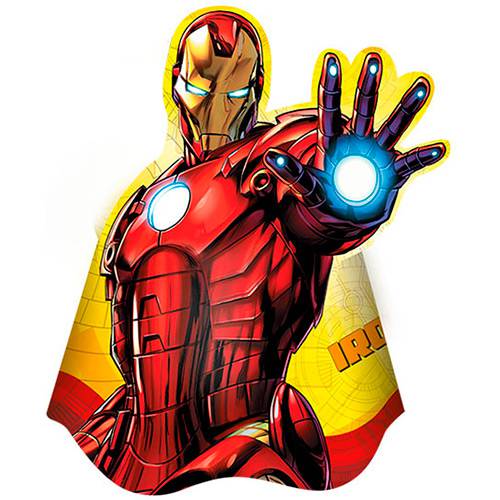Assistência Técnica, SAC e Garantia do produto Chapéu de Aniversário Iron Man Assemble com 8 Unidades - Regina Festas