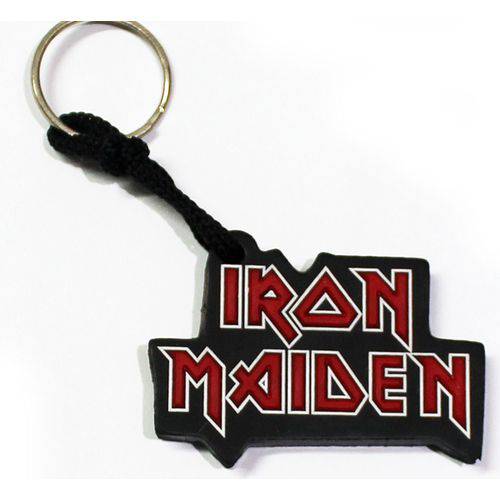 Assistência Técnica, SAC e Garantia do produto Chaveiro de Borracha Iron Maiden Logo - Banda Rock