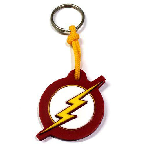 Assistência Técnica, SAC e Garantia do produto Chaveiro de Borracha Logo The Flash Heroi - Emborrachado