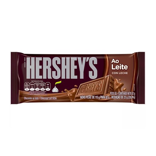 Assistência Técnica, SAC e Garantia do produto Chocolate Hershey's ao Leite 92g