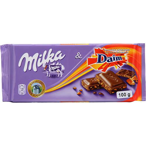Assistência Técnica, SAC e Garantia do produto Chocolate Milka Daim 100g