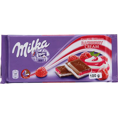 Assistência Técnica, SAC e Garantia do produto Chocolate Milka Raspberry Filling 100g