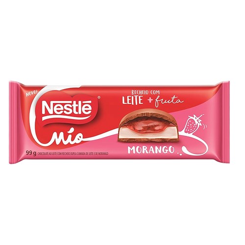 Assistência Técnica, SAC e Garantia do produto Chocolate Nestlé MIO Recheado Morango 99g