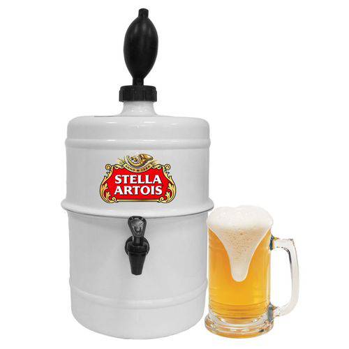 Assistência Técnica, SAC e Garantia do produto Chopeira Doméstica Portátil 5,1 Litros Branca Stella Artois Master Chopp