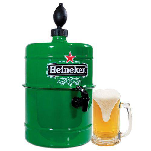 Assistência Técnica, SAC e Garantia do produto Chopeira Doméstica Portátil 5,1 Litros Verde Heineken Master Chopp