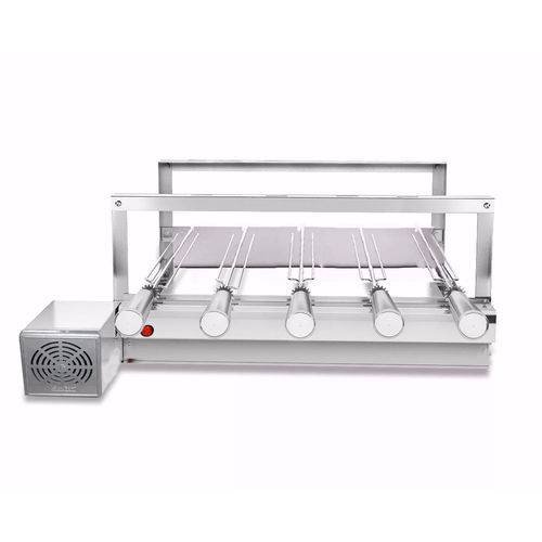 Assistência Técnica, SAC e Garantia do produto Churrasqueira Grill Giratoria Inox 5 Espetos Motor Lado Esquerdo