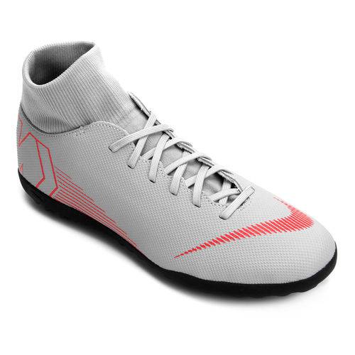 Assistência Técnica, SAC e Garantia do produto Chuteira Society Nike Mercurial Superfly 6 Club Masculina - Cinza