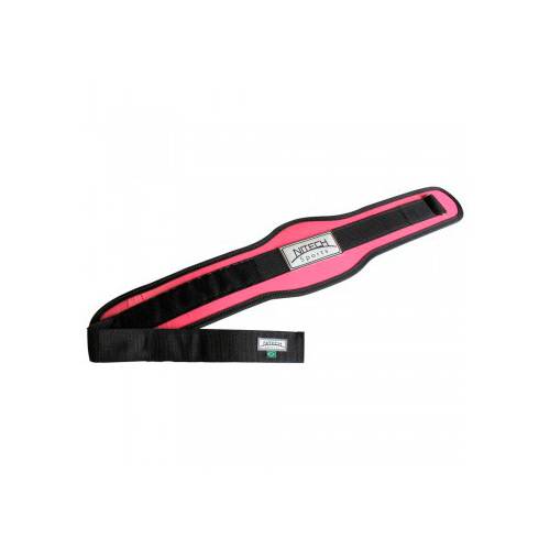 Assistência Técnica, SAC e Garantia do produto Cinto Reforçado com Velcro Simples - Preto e Rosa - Nitech Sports