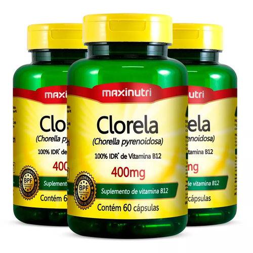 Assistência Técnica, SAC e Garantia do produto Clorela - 3x 60 Cápsulas - Maxinutri