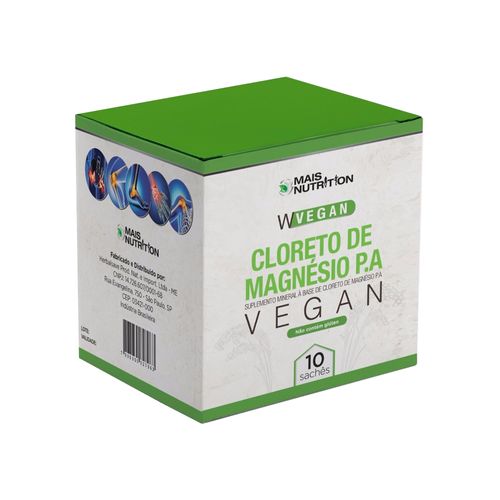 Assistência Técnica, SAC e Garantia do produto Cloreto de Magnésio Pa - Wvegan - 10 Sachês de 33g