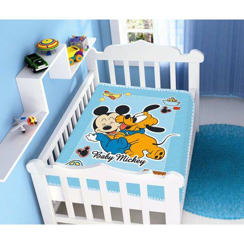 Assistência Técnica, SAC e Garantia do produto Cobertor Infantil Mickey e Pluto Brincando