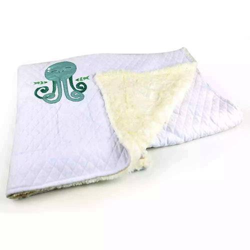 Assistência Técnica, SAC e Garantia do produto Cobertor Matelassê com Pelúcia Peixe - Coração de Mãe