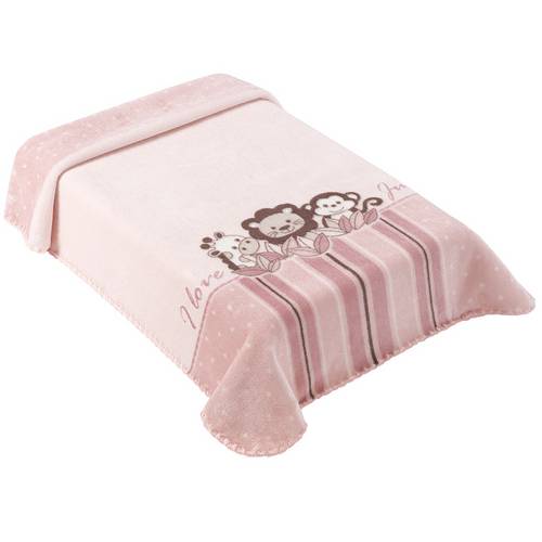 Assistência Técnica, SAC e Garantia do produto Cobertor para Berço Le Petit Jungle Rosa - Colibri Único Único