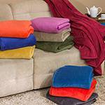 Assistência Técnica, SAC e Garantia do produto Cobertor Queen Fleece Galles Amarelo - Casa & Conforto